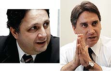 Os dois candidatos das prévias onde quem ganhou não levou. - Foto: